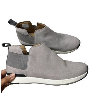 Vionic Womens Cece Ankle Boots Booties Light Gray Pull On Size 9